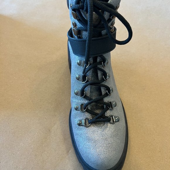 MONCLER Carol Leather Ankle Boots Size 40 - Picture 7 of 16